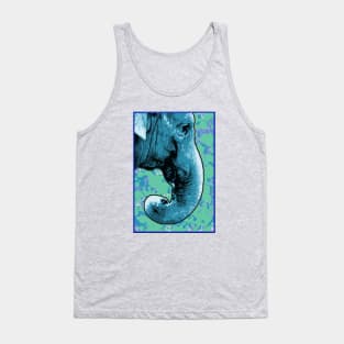 Blue elephant Tank Top